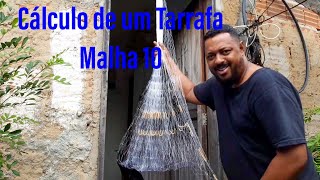 Cálculo de uma Tarrafa Malha 10 [upl. by Ymmot]