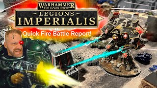 Warhammer The Horus Heresy Legion Imperialis Battle Report [upl. by Hirst]