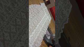 How to attach lining to cutwork handsscallop stitchingcutting [upl. by Kared]