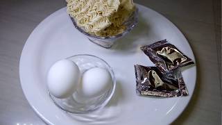 Egg Maggi Noodles  Egg Noodles Recipe  Egg Maggi masala Recipe  Bachelors Recipe street food [upl. by Elle]