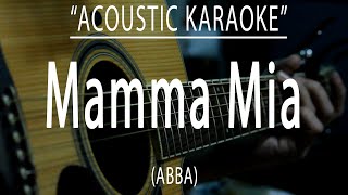 Mamma mia  ABBA Acoustic karaoke [upl. by Llywellyn]