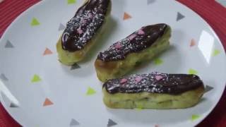 Eclairs au chocolat ou au café la recette facile [upl. by Aeslehs]