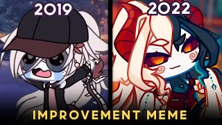 🥂✨ IMPROVEMENT MEME — Senpai WolfieBeowulf [upl. by Ariay612]