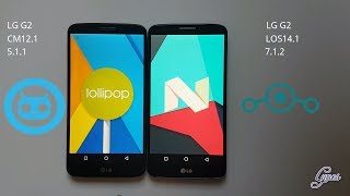 LineageOS 141 VS CyanogenMod 121  Speed Test [upl. by Tiebold]