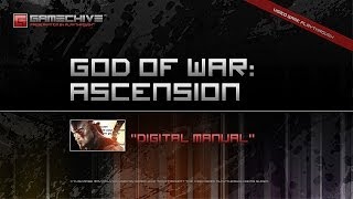 God of War Ascension PS3 Gamechive Digital Manual [upl. by Ailalue]