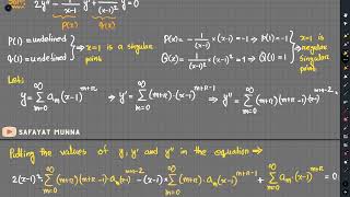 12 Frobenius Method  1st Type [upl. by Rettke963]