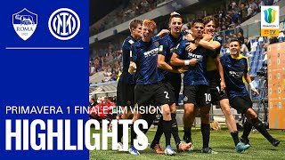 WE ARE CHAMPIONS 🏆🔥  ROMA 12 INTER  U19 HIGHLIGHTS  FINALE PRIMAVERA 1 TIM ⚫🔵 [upl. by Anilag]