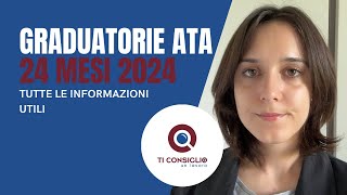 GRADUATORIE ATA 24 MESI 2024 [upl. by Heman146]