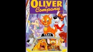 Digitized opening to Oliver amp Company 1997 VHS UK [upl. by Annavaj]