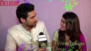 Radhika and Arjun aka Monica and Aham celebrate Friendships Day with Tellybytes [upl. by Ahsein469]