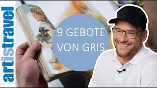 DEIN Skizzenbuch gestalten 9 Tipps von GRIS [upl. by Barker]