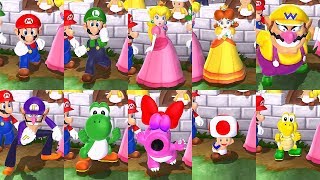 Mario Party 9 All Characters Solo Mode Intro Animations [upl. by Payne374]