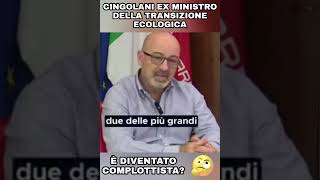 Cingolani ex ministro della transizione ecologica [upl. by Norramic]