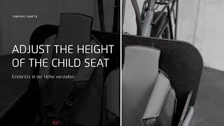 Load 60 I 75 How to adjust the height of the child seat [upl. by Assilim]