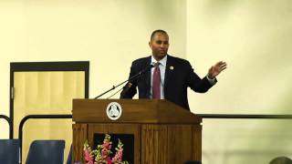 Rep Hakeem Jeffries 92 Speaks at Binghamton University [upl. by Fiann]