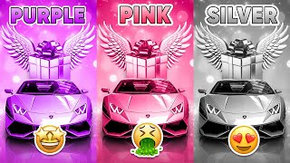 Choose Your Gift Purple Pink or Silver 💜💗🤍 How Lucky Are You [upl. by Berkie]