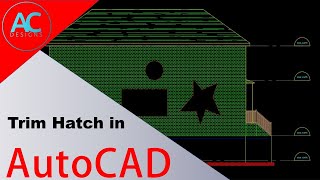 How to Trim Hatch in AutoCAD  AutoCAD Tutorial  Tips and Tricks [upl. by Anaert]