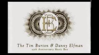 Danny Elfman Tim Burton 25th Anniversary Secret Music Box Medley Suite 2 [upl. by Rafaelle]