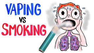 Is Vaping Worse Than Smoking [upl. by Enitsed467]