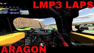 iRacing LMP3 Aragon Practice 144076 [upl. by Annauqahs]