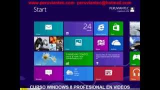 CURSO WINDOWS 8 EN ESPAÑOL CURSO COMPLETO EN VIDEOS DE WINDOWS 8 TUTORIAL MANUAL [upl. by Noj240]