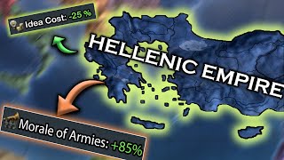 The Hellenic Empire Gets INSANELY OP Modifiers EU4 Ante Bellum [upl. by Leanora]