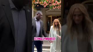 Jennifer Lopez Looks Elegant amp Classy Stepping Out In All White Ahead Of The Met Gala In New York [upl. by Rayham476]