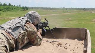 10th Sustainment Brigade M249 Qualification [upl. by Feeney]