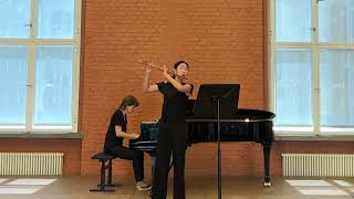 Theobald Boehm  Grand Polonaise in D major for flute and piano op 16  Haeun Kim [upl. by Charie]