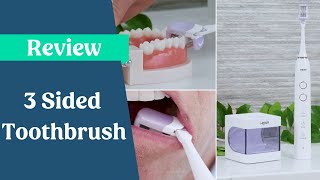 HEISR 3 Sided Toothbrush Review [upl. by Barris428]