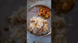 Meal maker biryanimixed vegetable currytasty lunchdietplantrending [upl. by Rosalia686]