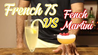 Iconic French Inspired Cocktails French 75 amp French Martini [upl. by Kurtis]