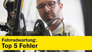 Fahrrad richtig warten 5 Fehler vermeiden  ÖAMTC [upl. by Patricio]