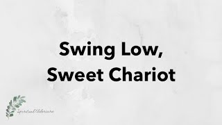 Swing Low Sweet Chariot  Hymn with Lyrics  Dementia friendly [upl. by Nifares665]