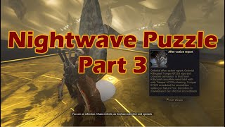 Warframe  The Glassmaker Puzzle Part 3 [upl. by Kelsy]