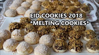 EID COOKIES 2018  MELTING MAIZENA COOKIES  NESHASTA COOKIES  EID TUTORIAL  Dunyas Kitchen [upl. by Rairb113]