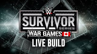 WWE Survivor Series WarGames Cage live build [upl. by Inat822]