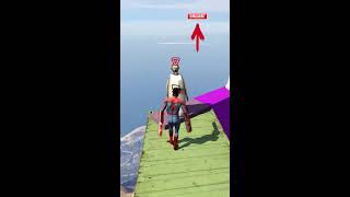 GTA V EPIC RAGDOLLS SPIDERMAN VS MINIONS FUNNY FAILS gta gtav shorts shortfeed [upl. by Akiehs961]