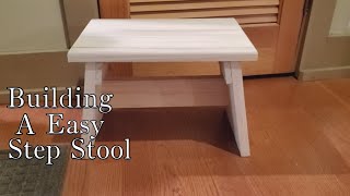 How To Make A Step Stool DIY Easy Woodworking Projects [upl. by Ahsitak]