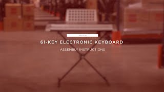 Assembly 61Key Electric Keyboard SKY1036 [upl. by Lenrad593]