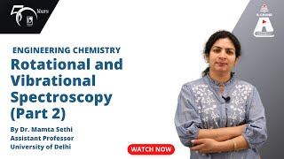 Rotational and Vibrational Spectroscopy Part 2  Engineering Chemistry  S Chand Academy [upl. by Haikan303]