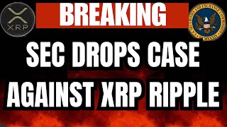 XRP UPDATE SEC Drops Case Against Ripple XRP jumps to 15 As Ripple WINS SEC Lawsuit bitcoin [upl. by Pollerd]