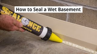 How to Seal a Wet Basement Watertight • DIY Basement Waterproofing [upl. by Pedroza]