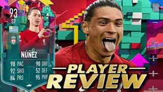 FULLY UPGRADED 93 LEVEL UP NUNEZ PLAYER REVIEW  OBJ PLAYER  FIFA 23 Ultimate Team [upl. by Robina]