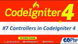 07 Controllers in CodeIgniter 4 [upl. by Ardnazxela]