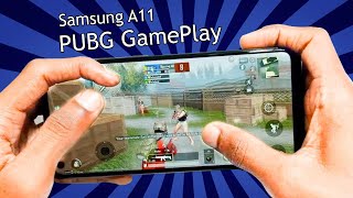 Samsung A11 PUBG Gaming Test and Gameplay Review ⚡⚡ [upl. by Halliday]