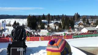 ChauxNeuve 2017  ferveur populaire toujours sur la manche mondiale de combiné nordique [upl. by Martres]