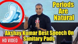 PADMAN Best Speech On Periods And Womens Problems  Akshay Kumar  MUST WATCH VIDEO [upl. by Fries4]