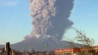 5 Monster Volcano Eruptions Caught On Camera [upl. by Trix]