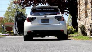 2012 WRX Exhaust Clip Killer B Headers [upl. by Ainwat]